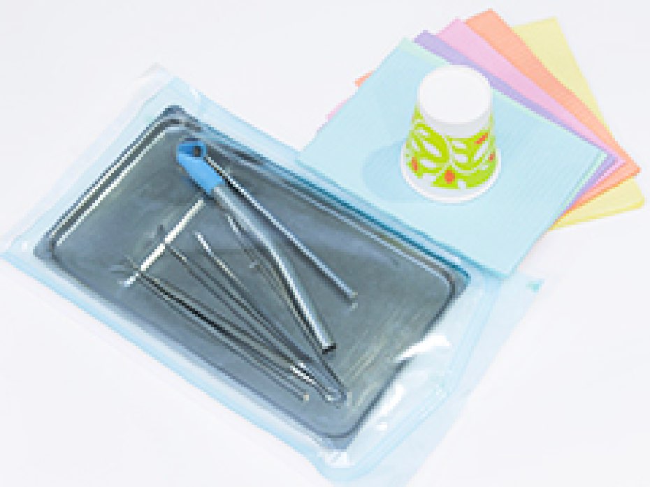 POINT1｜滅菌パックで患者さまを守る